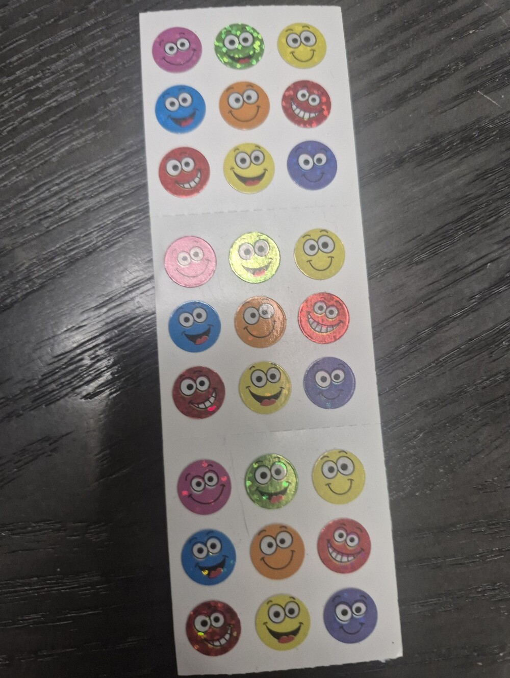 Assorted Smiley Face Kids Sticker Pack - Multicolor